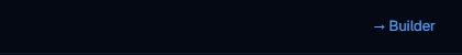 The Builder link in the top bar of the replay.
